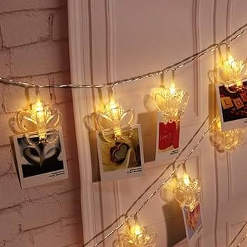 10 Pcs Led Photo Clip String Lights, Outdoor Heart-Shaped Fairy Lights, Curtain String Light Heart Shaped LED String Lights 10 Pcs Led Photo Clip String Lights, Outdoor Heart-Shaped Fairy Lights, Curtain String Light Heart Shaped LED String Lights